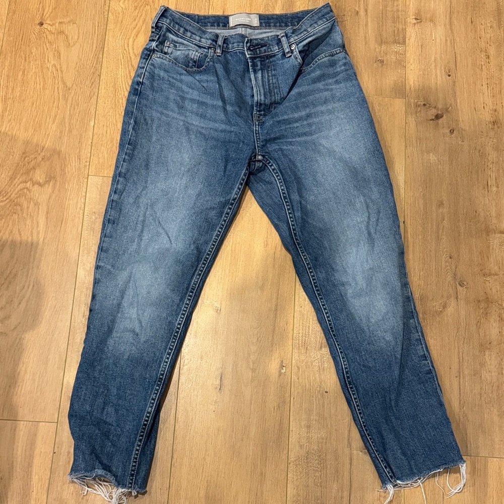 Everlane Women's Cropped Blue Jeans